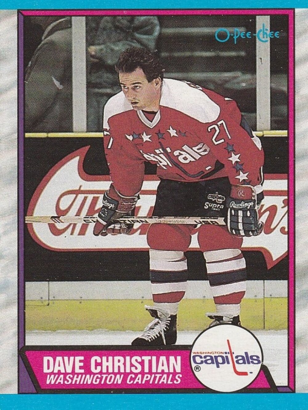 Dave Christian - 1989 O Pee Chee Hockey Card